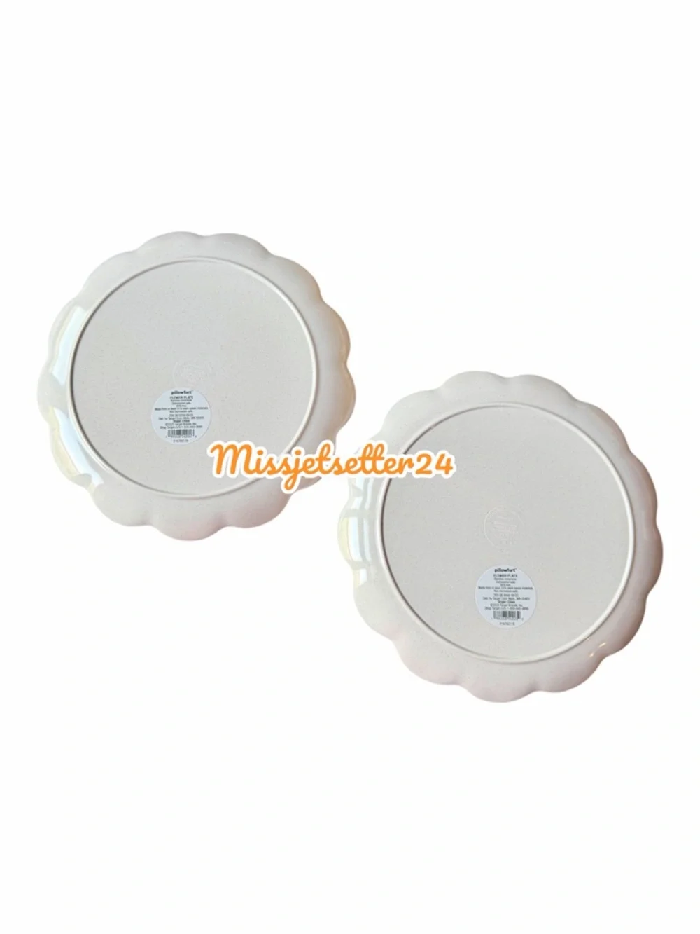 2 Target Pillowfort Novelty Cat Dinner Plates 10.5